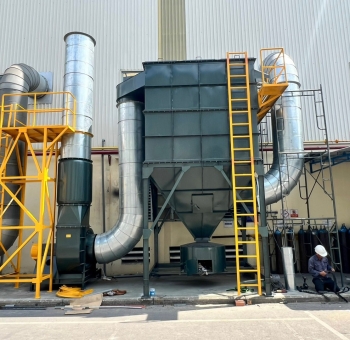 THI CÔNG HỆ THỐNG XỬ LÝ BỤI CHO KHU CÔNG NGHIỆP