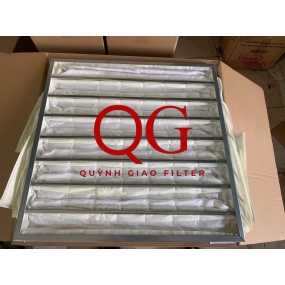 Lọc bụi khung F8 kích thước 592x592x380 8 túi